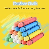 20pcs water soluble dustless chalk drawing crayons pastel office school supplies dustless water soluble colorful chalk for kids