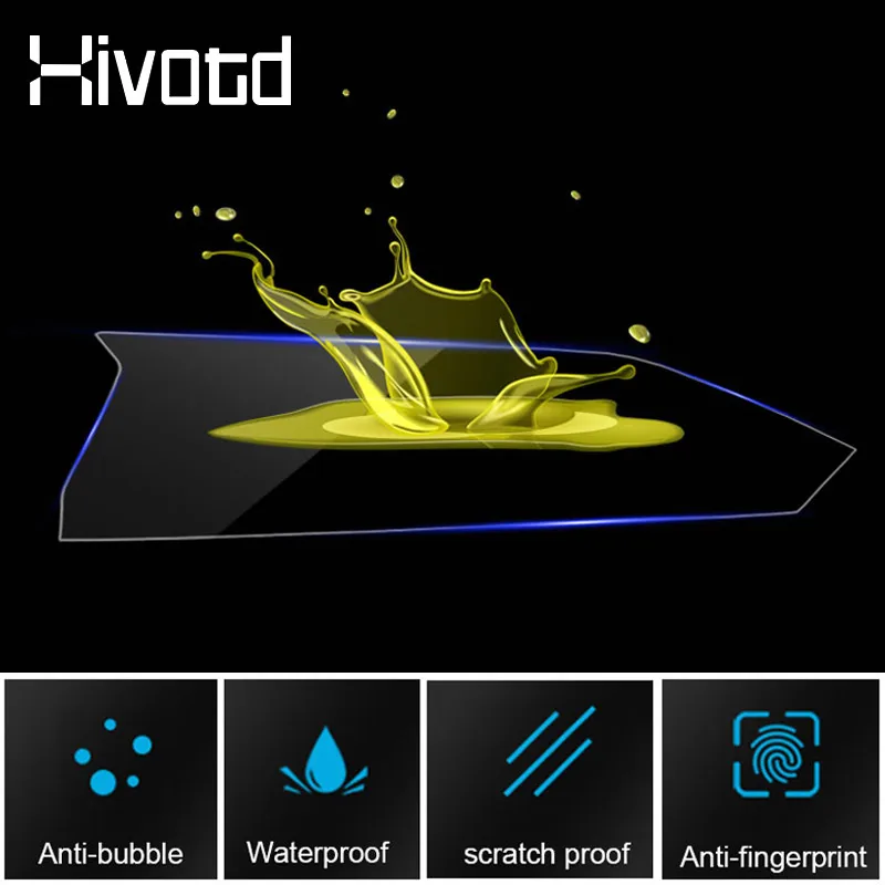 Детали интерьера Автомобильный GPS навигации пленка приборная панель Дисплей