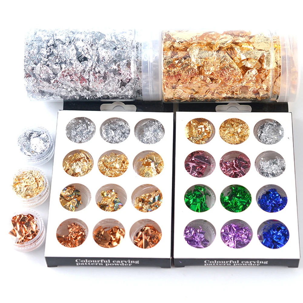 Имитация золотой/серебряной фольги крафт бумага для творчества листы оптом