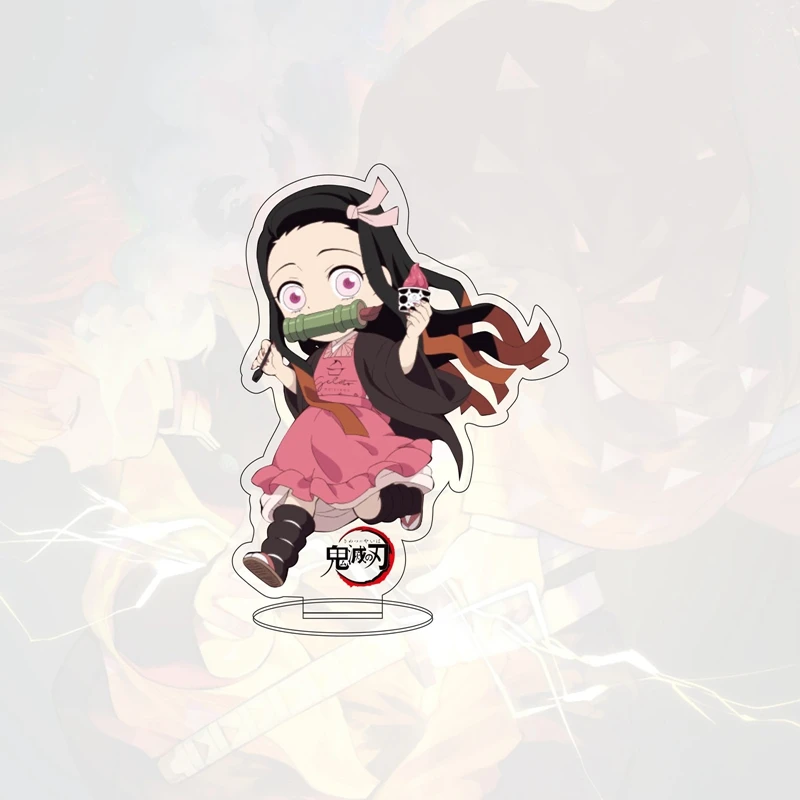 Demon Slayer: Kimetsu no Yaiba Kamado Tanjirou Inosuke фигурка на акриловой подставке коллекция