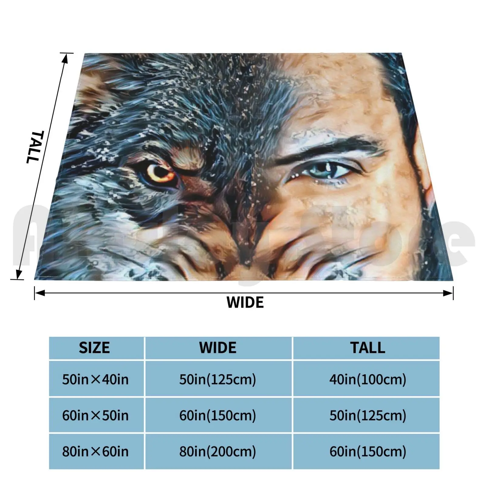 Чехол для дивана кровати путешествий Артура Кетч волки сверхнатуральный волк