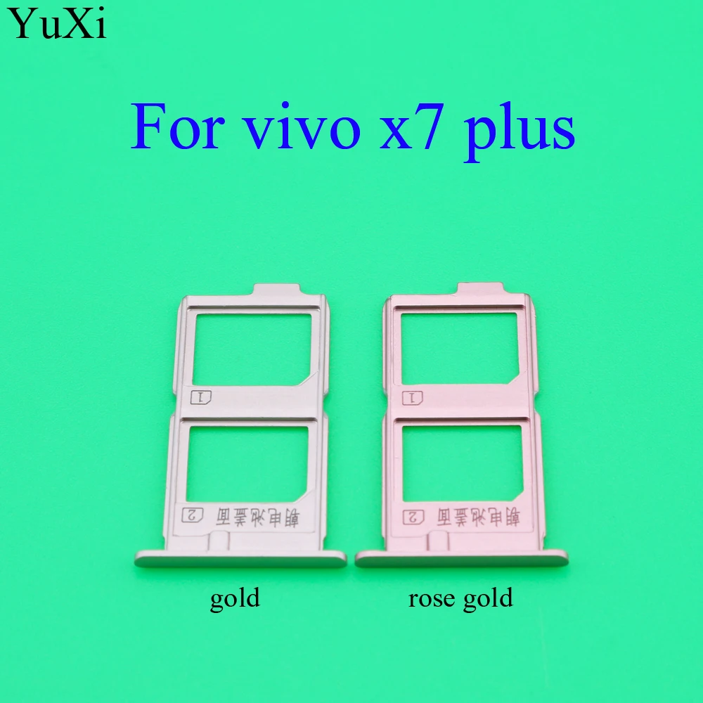 YuXi для Vivo X6plus D/L A X7 plus X9s PLUS X9plus Micro Dual Sim SD TF адаптер держатель чтения слот лоток