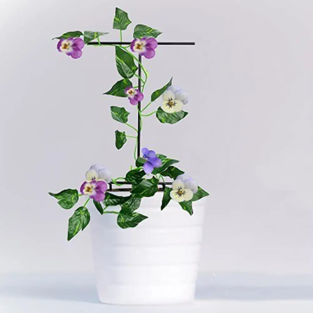 

Unique Shape Lightweight Small Potted Flower Metal Trellis for Home