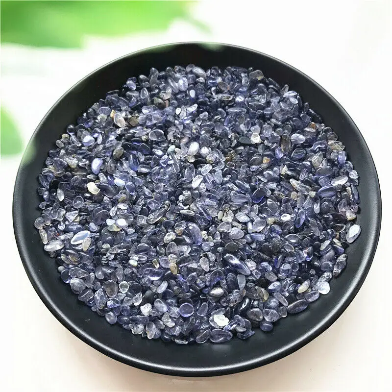 3-5 мм натуральный полированный иолит кристалл воды сапфир кордиерит минерал