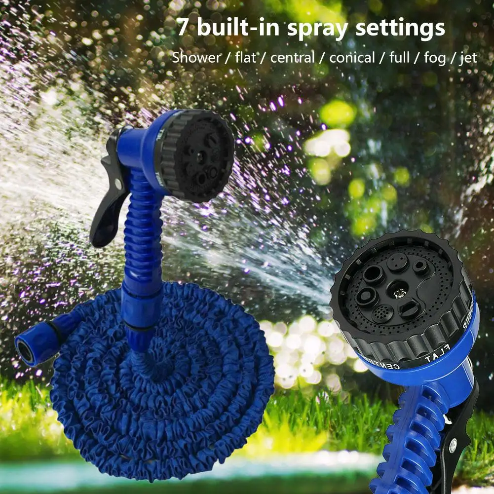 Гибкий садовый шланг экономия места двухслойная Выдвижная труба для воды