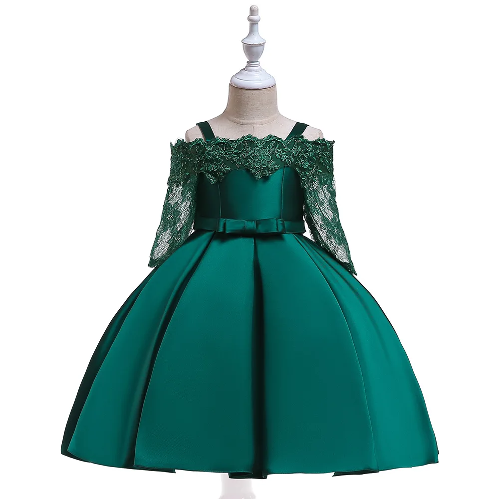 

2021 Dresses For Girls Elegant Princess Dress Formal Dresses Kids Children Dress Costume Wedding Dress Vestidos For 4-11 Age
