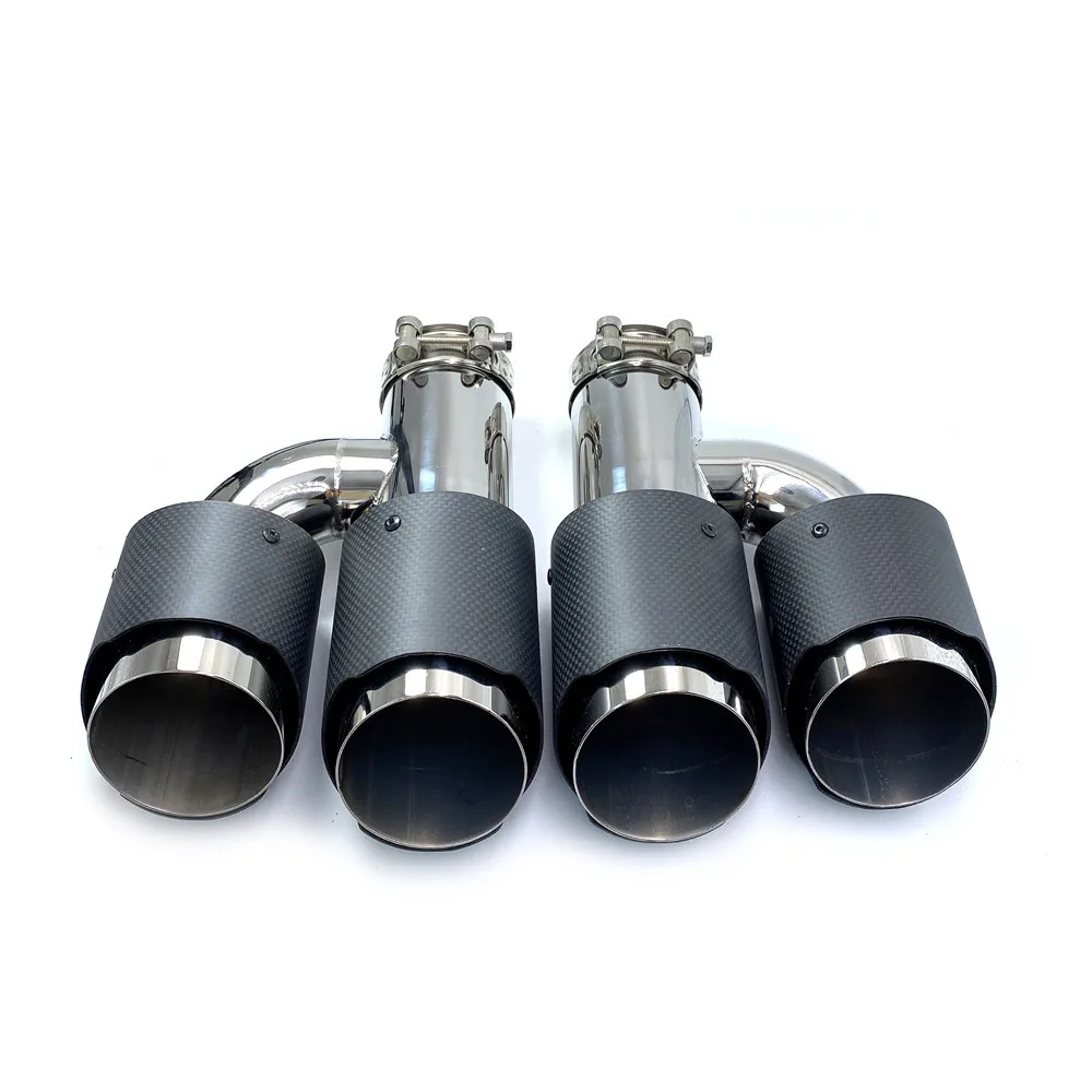 Remus автомобильный матовый глушитель из углеродного волокна наконечник H-образной