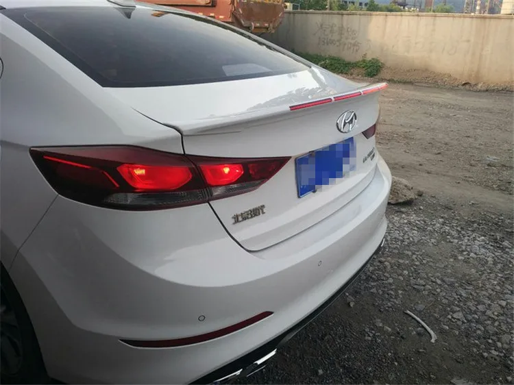 Спойлер для Hyundai Elantra 2016 2018 спойлер DDYWC из АБС пластика цветной задний