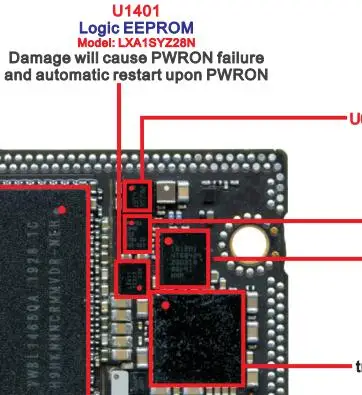 5-10 шт. Lynx U1401 STLNXA1L9YZ2 LXA1SYZ28N LXA1S Logic EEPROM ic для iphone SE2020 XR XS XSMAX 11 11Pro/Max | Электронные