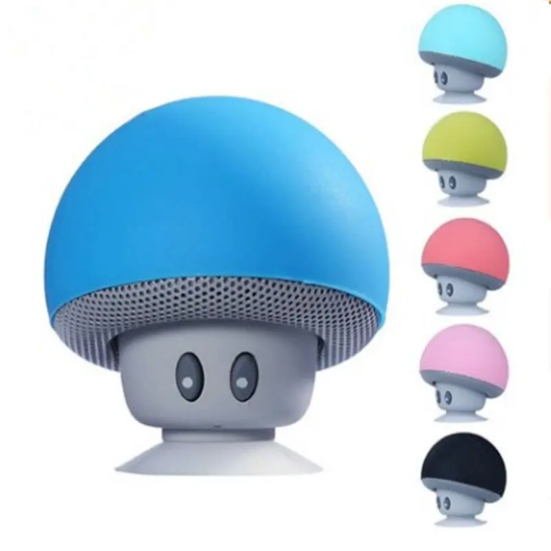 

Wireless Mini Speaker Bluetooth Mushroom Cute Loudspeaker Super Bass Stereo Subwoofer Music Player For Phone PC Tablet With MIC