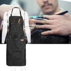 Парикмахерская накидка, джинсовая накидка для стрижки волос, накидка для покраски волос