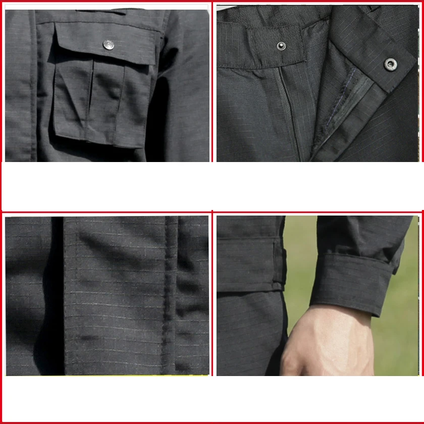 Открытый черный тренировочный мужской одежды армейская одежда для мужчин мужские брюки модный мужской комплект из двух предметов