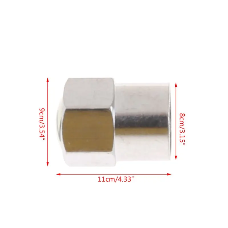 2 шт./компл. хромированная Автомобильная крышка стержня клапана TPMS N2 вставки для