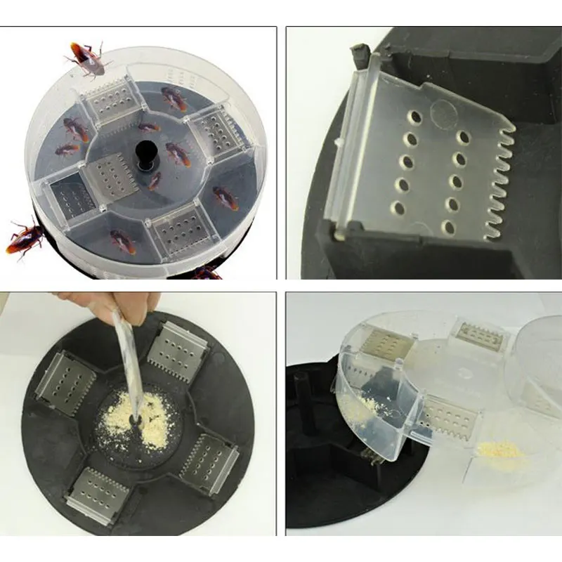 

1Pcs Reusable Effective Cockroach Traps Box Roach Killer Pest Control Tools Cockroach House Cockroach Catching Tool