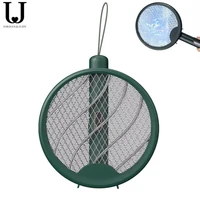 jordanjudy rotating electric fly swatter mosquito killing lamp five layer protective insect trap usb charging heatsink
