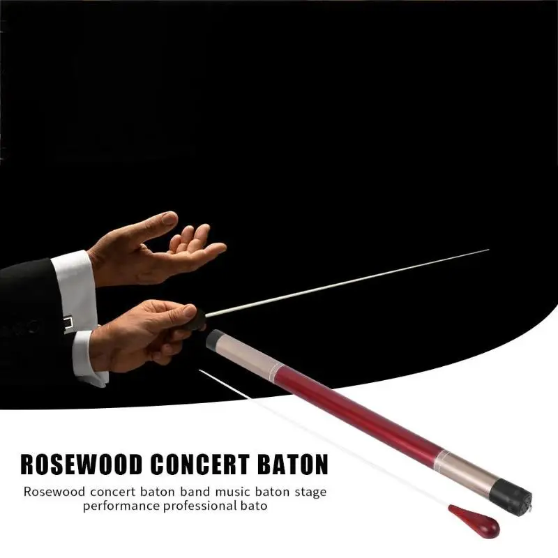 

38.3cm Rosewood Professional Music Conductor Baton Portable Rhythm Band Music Director Orchestra Conducting Baton