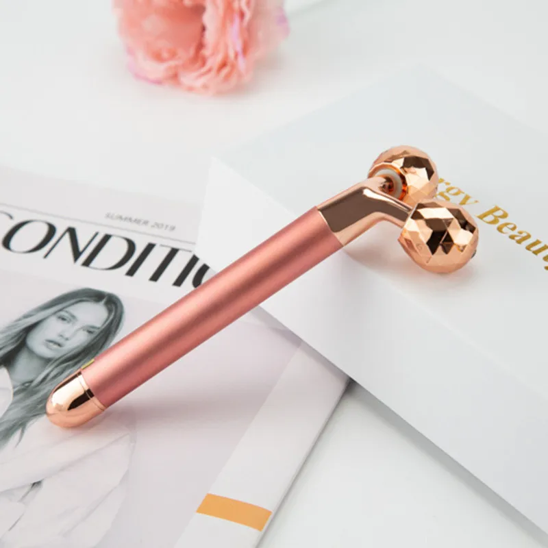 Роликовый массажер для лица с поворотом на 360 градусов | Красота и здоровье