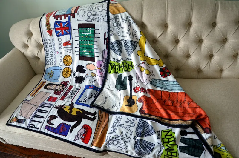 ТВ-сериал друзья центральный Перк Hugsy одеяло мягкий диван ворсовое декор