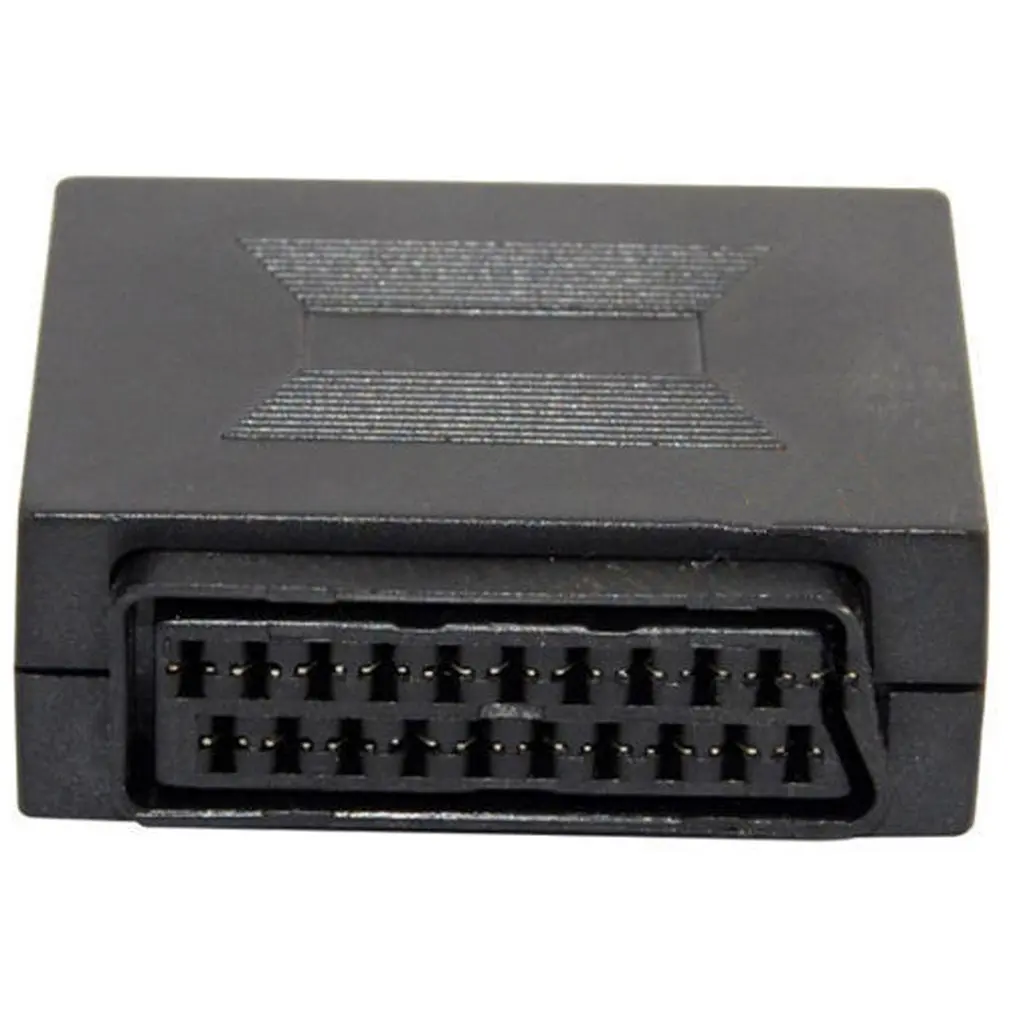 Соединитель 21 Pin Scart соединительный кабель Соединительный адаптер гнездо-гнездо |