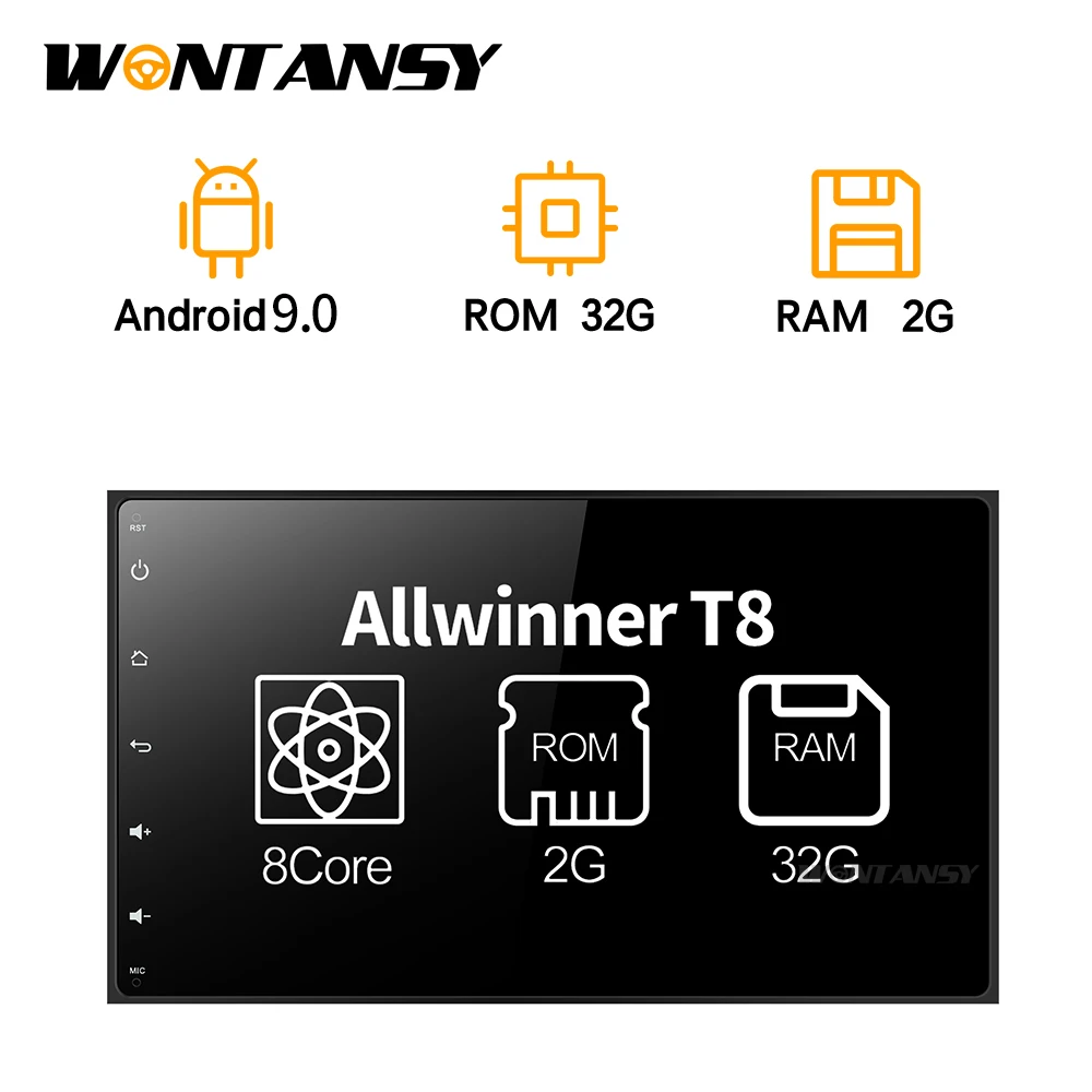 Автомобильный dvd для Тойота торолла аурис Fortuner Estima vios 2016 2017 2018 android 9 0 gps навигация