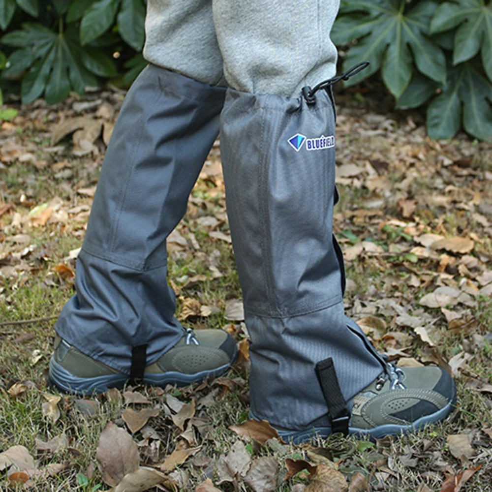 Уличные Зимние гетры противоскользящие снежные для обуви высокие уличные пеших