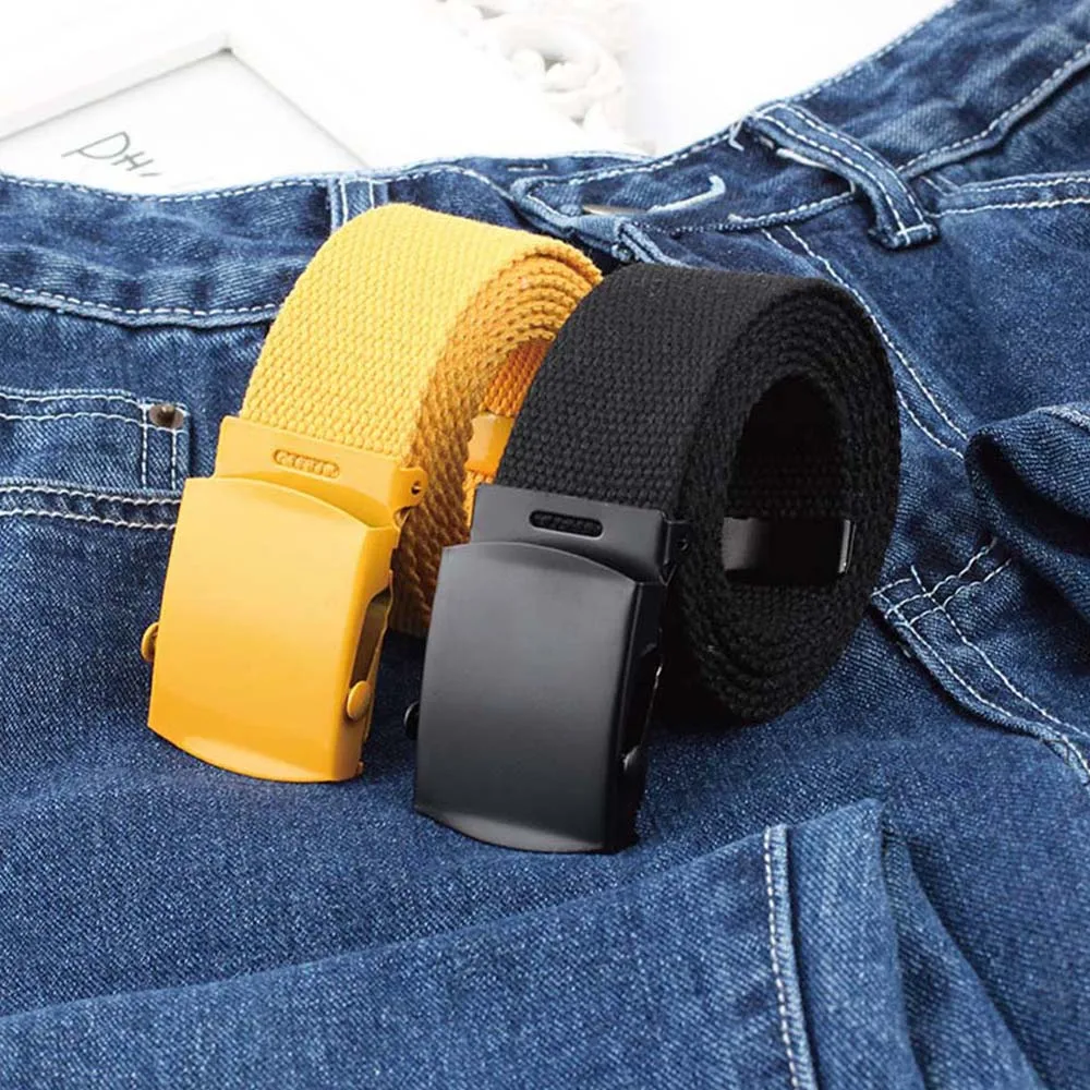 Мужские и женские ремни тканевый регулируемый пояс трикотажный для путешествий