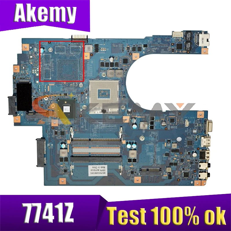 

Материнская плата AKEMY MBPT501001 MB.PT501.001 для ноутбука Acer aspire 7741Z, материнская плата 48.4HN01.01M Intel HM55 DDR3