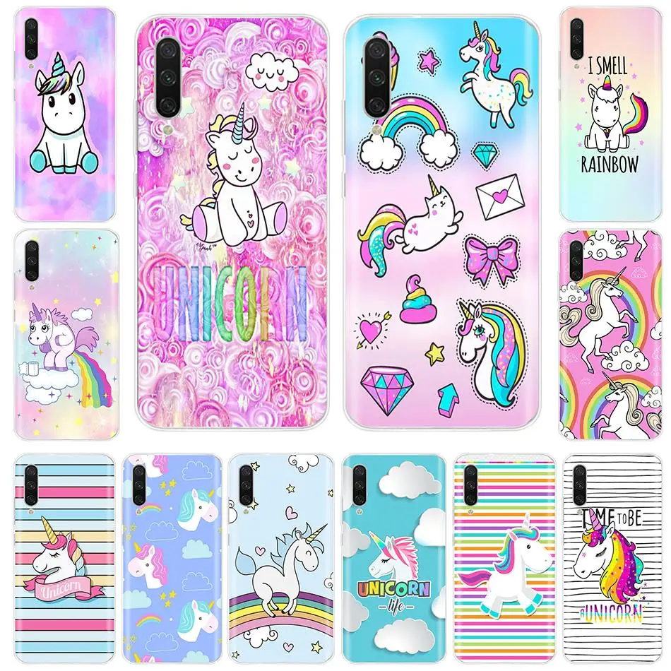 

Silicon Case For Xiaomi Mi 9 LITE Soft TPU Cute Rainbow Unicorn Case For Xiaomi Mi 9 lite Back Cover For Xiaomi Mi9 lite Case