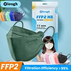 Elough Mascarillas FPP2 для детей Многоразовые Детские маски FFP2 с рыбками FP2 FFP2Mask 4-слойные KN95 Маски Детские FFP 2