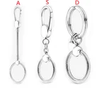 Цепочка для ключей сделай сам, из серебра 925 пробы, с бусинами