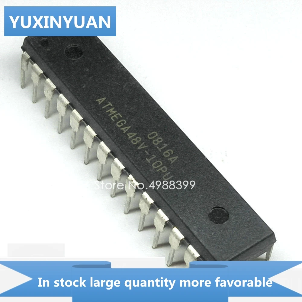 YUXINYUAN 1 шт. ATMEGA48V-10PU ATMEGA48V 10PU ATMEGA48V10PU ATMEGA 48V-10PU EGA48V-10PU ATMEGA48 в наличии | Электронные