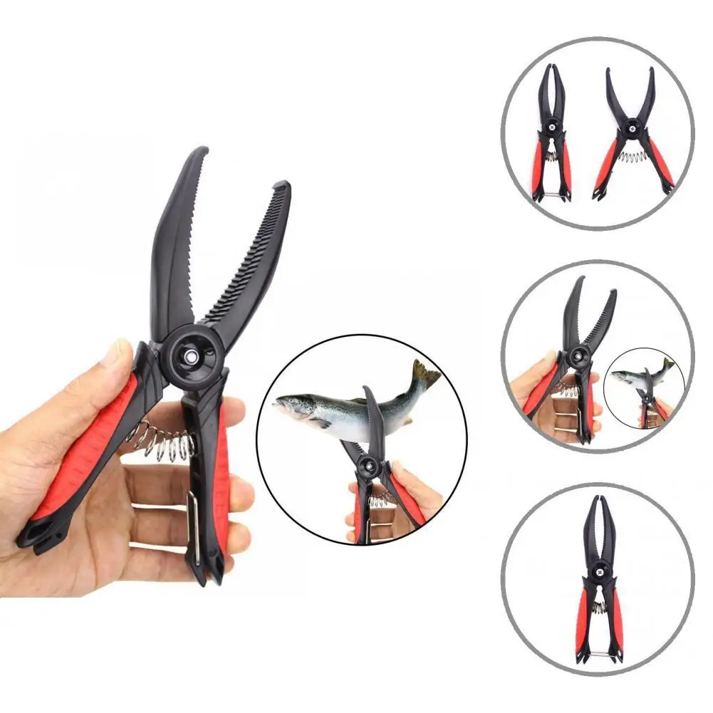

Angling Pliers Thick Axis Solid Portable Staggered Teeth Fish Grip Pliers