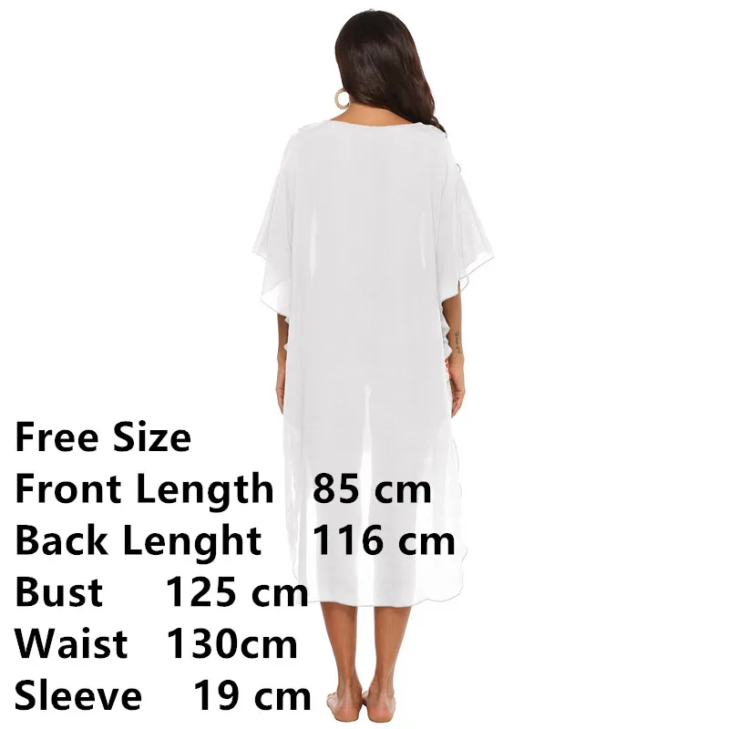women beach dress swimsuit cover up pareo ups 2021 vestido feminin longo swimwear saida de praia for woman summer crochet tunic free global shipping
