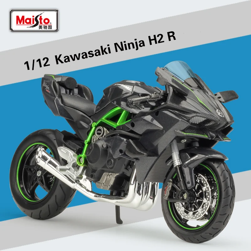 Maisto 1:12 Масштаб Kawasaki Ninja H2R H2 R металлическая литая под давлением спортивная