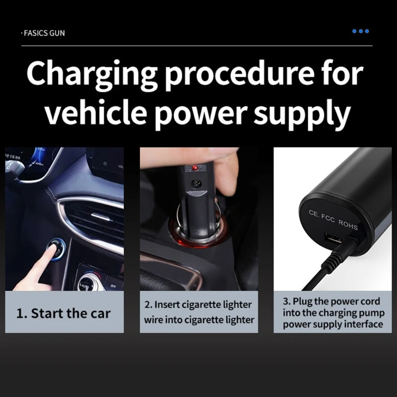 vender 24bd 12v 150psi Usb Sem Fio Portátil Compressor De Ar Lcd Handheld Bomba Inflável