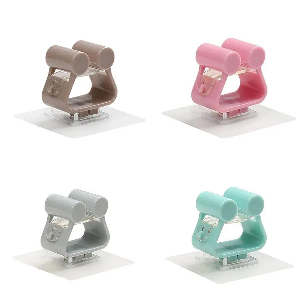 

Universal Self-adhesive Wall Mounted Mop Holder Brush Broom Hanger Storage Rack Kitchen Organizer Kitchen Tool