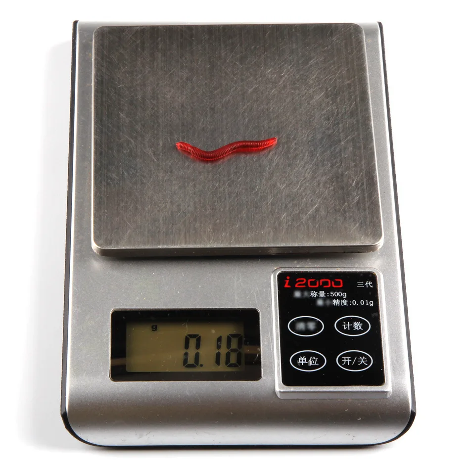 

20PCS-100pcs Lifelike Red Worm Luminous Soft Lure Simulation Earthworm Smell Fishing Lure Fishing Tackle Carp Fishing