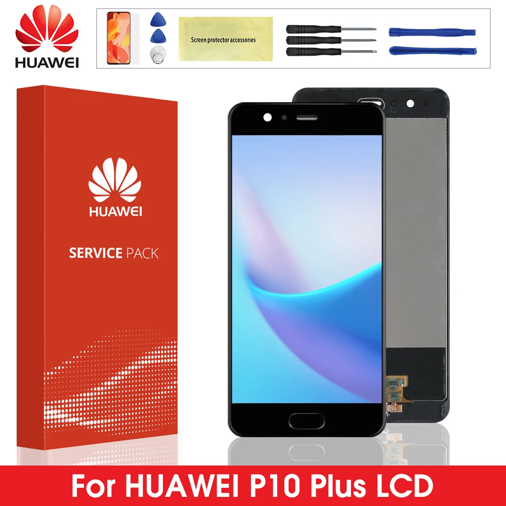 

Оригинальный дисплей для Huawei P10 Plus, ЖК-экран с цифровым преобразователем в сборе для Huawei VKY-L09 VKY-L29 VKY-AL00 P10 Plus, экран дисплея