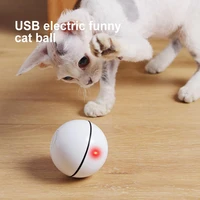 hot sales%ef%bc%81%ef%bc%81%ef%bc%81electric usb charging cat interactive ball toy with rolling led light pet supply wholesale dropshipping new arrival