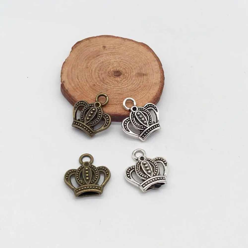 

Fashion 37 pcs Crown charms for Jewelry Making DIY Handmade Necklace earring accessories
