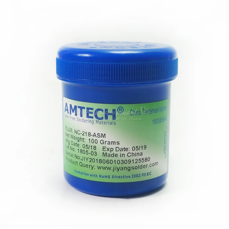 Паяльная паста AMTECH 218 100 г пастообразный флюс без свинца Сварочная паяльник для