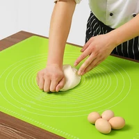large size non stick silicone baking mat thickening flour rolling dough liner pad pastry cake bakeware kitchen tools baking