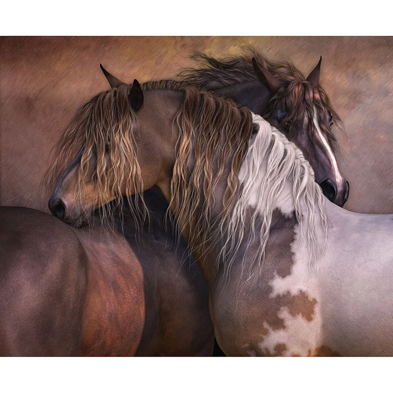 

Full Drill Square Diamond 5D DIY Diamond Painting" horse"Diamond Round Embroidery Cross Stitch Rhinestone Mosaic Painting