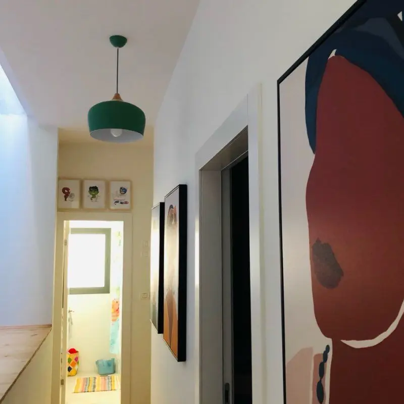 Минималистичный подвесной светильник s E27 алюминиевый абажур Декор светильники