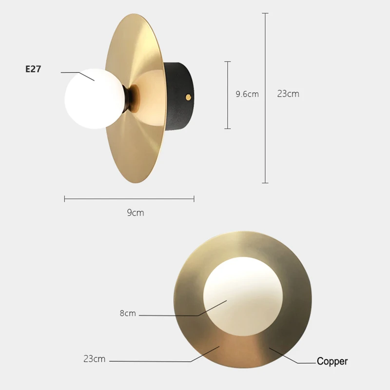 

Modern Simple Creative Indoor Wall Lamp Terrace Balcony Garden Wall Light Art Wall Lamps for Living Room Bedroom Vanity Light