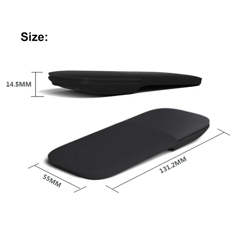 

Suitable for Microsoft computer accessories mute 4.0 laser ultra-thin touch folding wireless bluetooth mouse