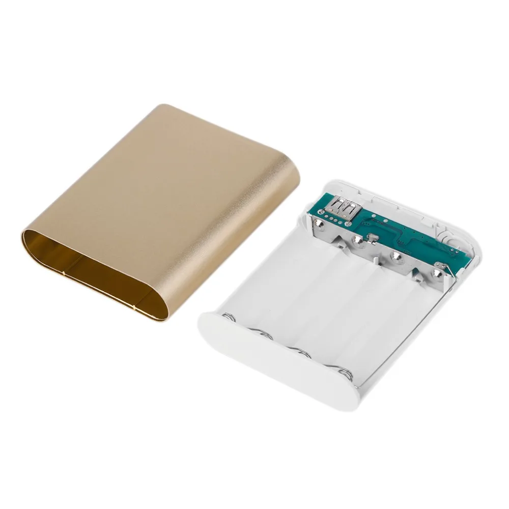 10400mAh DIY Power Bank 4*18650 Battery Box Case Kit Universal USB External Backup Charger Powerbank For All Cell Phones | Электроника