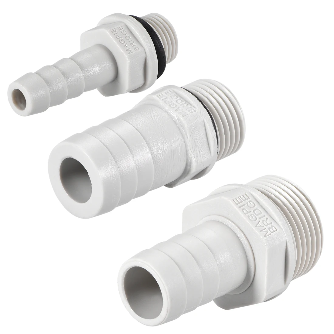 

Штуцеры для шланга uxcell, 6 шт., фитинги из ПВХ, переходник 1/8 дюйма, 1/4 дюйма, 3/8 дюйма, 1/2 дюйма, 3/4 дюйма, G, прочная Антивозрастная, высокая прочно...