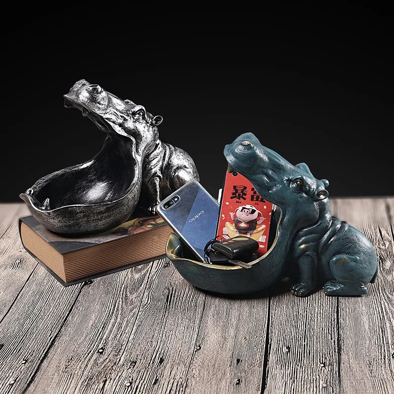 Статуя бегемота из смолы скандинавские абстрактные фигурки инструмент для