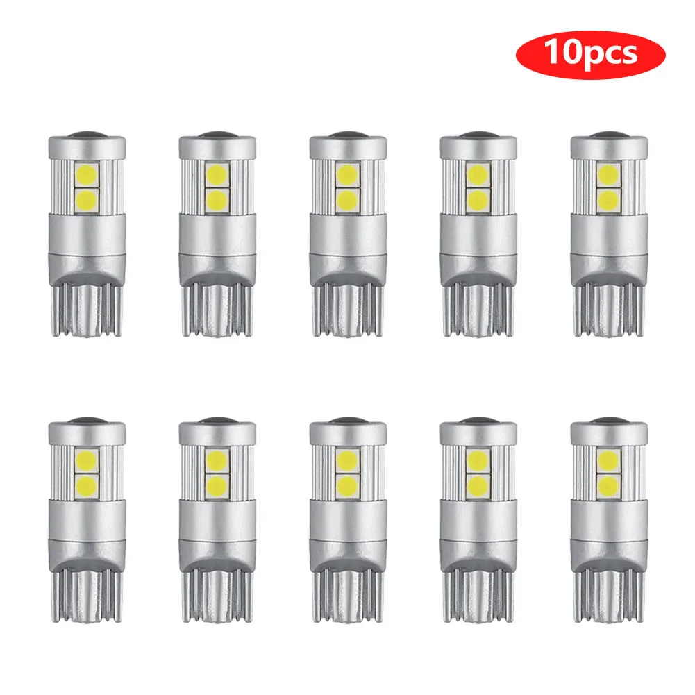 

10 шт., автомобильные светодиодсветильник лампы для чтения 3030 9SMD T10 6500K